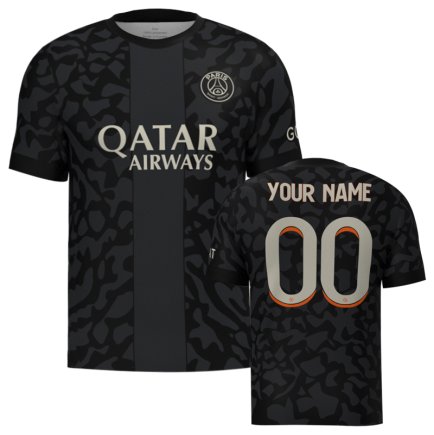 Футболка PSG (ПСЖ) 2023-2024 ігрова/повсякденна 13229701 колiр: чорний Футболка PSG (ПСЖ) 2023-2024 ігрова/повсякденна 13229701 колiр: чорний