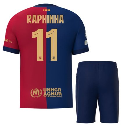 Футбольна форма Барселона Рафінья 11 (Barcelona Raphinha 11) 2024-2025 ігрова/повсякденна 15222712 колiр: темно-синій