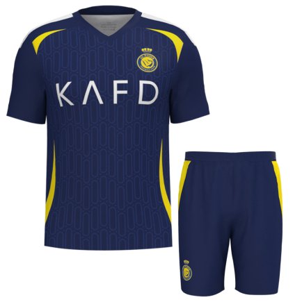 Футбольная форма Аль-Наср (Al Nassr) 2024-2025 игровая/повседневная 15228912 цвет: темно-синий