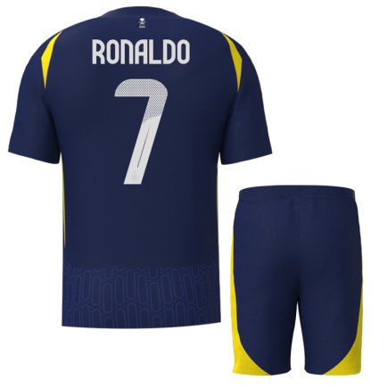 Футбольная форма Аль-Наср Роналдо 7 (Al Nassr Ronaldo 7) 2024-2025 игровая/повседневная 15229112 цвет: темно-синий