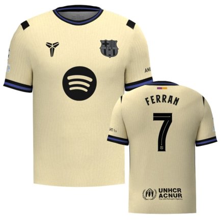 Нова Футболка Барселона Ферран 7 (Barcelona Ferran 7) 2025-2026 ігрова/повсякденна 16256003 колiр: жовтий