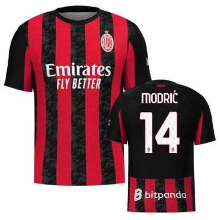 Нова Футболка Мілан Модрич 14 (Milan Modric 14) 2025-2026 ігрова/повсякденна 16257002 колiр: червоний