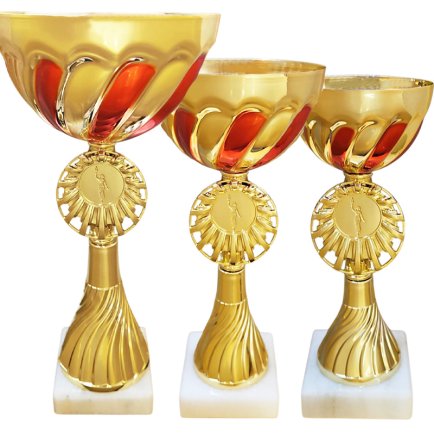 Комплект кубків Висота: 25 см, 22 см, 19 см Комплект кубків Висота: 25 см, 22 см, 19 см