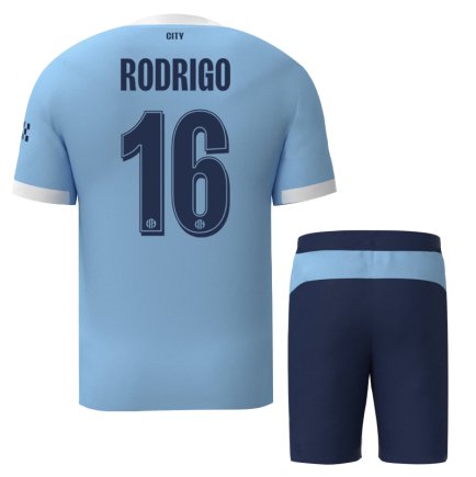 Новая Футбольная форма Манчестер Сити Родриго 16 (Manchester City Rodrigo 16) 2025-2026 игровая/повседневная 16257911 цвет: голубой