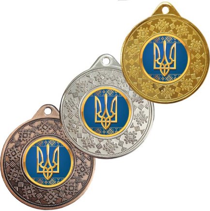 Комплект медалей Вишиванка 50 мм із жетонами (без стрічок)
