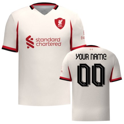 Новая Футболка Liverpool (Ливерпуль) 2025-2026 игровая/повседневная 16259410 цвет: белый
