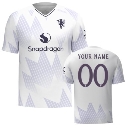 Нова Футболка Manchester United (Манчестер Юнайтед) 2025-2026 ігрова/повсякденна 16260110 колiр: білий