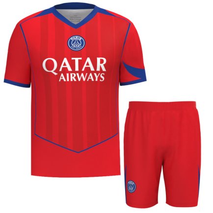 Новая Футбольная форма PSG (ПСЖ) 2025-2026 игровая/повседневная 16260602 цвет: красный