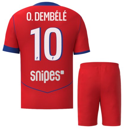 Новая Футбольная форма ПСЖ Дембеле 10 (PSG Dembele 10) 2025-2026 игровая/повседневная 16261002 цвет: красный