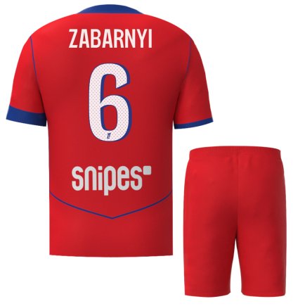Новая Футбольная форма ПСЖ Забарный 6 (PSG Zabarnyi 6) 2025-2026 игровая/повседневная 16262202 цвет: красный