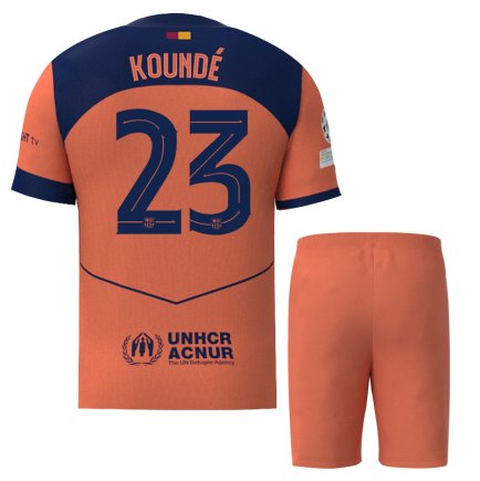Новая Футбольная форма Барселона Кунде 23 (Barcelona Kounde 23) 2025-2026 игровая/повседневная 16263405 цвет: оранжевый