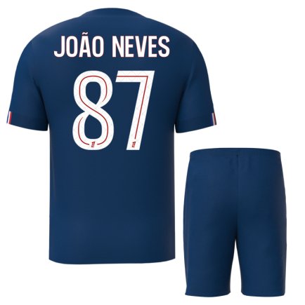 Нова Футбольна форма ПСЖ Жоау Невеш 87 (PSG João Neves 87) 2026 ігрова/повсякденна 16264612 колiр: темно-синій