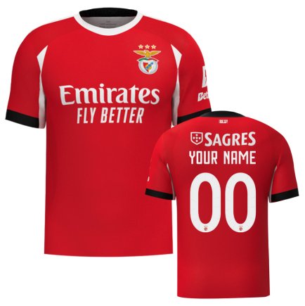 Новая Футболка Benfica (Бенфика) 2025-2026 игровая/повседневная 16265102 цвет: красный