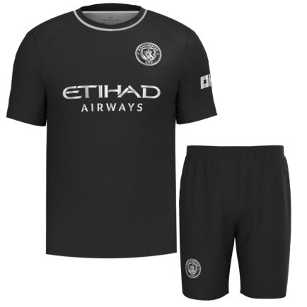 Новая Футбольная форма Manchester City (Манчестер Сити, Ман Сити) 2025-2026 игровая/повседневная 16265401 цвет: черный