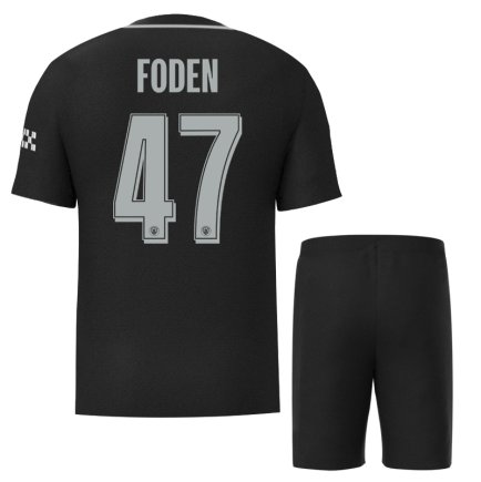 Новая Футбольная форма Манчестер Сити Фоден 47 (Manchester City Foden 47) 2025-2026 игровая/повседневная 16265601 цвет: черный