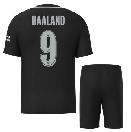 Новая Футбольная форма Манчестер Сити Холанд 9 (Manchester City Haaland 9) 2025-2026 игровая/повседневная 16265801 цвет: черный