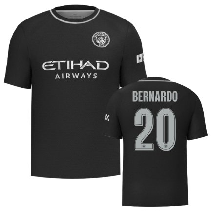 Новая Футболка Манчестер Сити Бернарду 20 (Manchester City Bernardo 20) 2025-2026 игровая/повседневная 16266501 цвет: черный