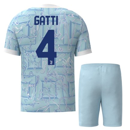 Новая Футбольная форма Ювентус Гатти 4 (Juventus Gatti 4) 2025-2026 игровая/повседневная 16266811 цвет: голубой