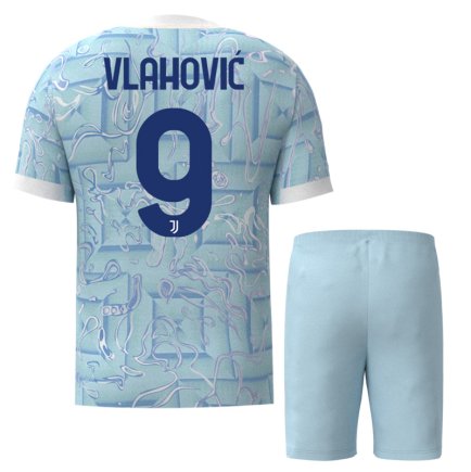 Новая Футбольная форма Ювентус Влахович 9 (Juventus Vlahovic 9) 2025-2026 игровая/повседневная 16267011 цвет: голубой