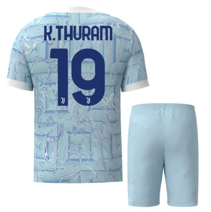 Новая Футбольная форма Ювентус Тюрам 19 (Juventus K.Thuram 19) 2025-2026 игровая/повседневная 16267211 цвет: голубой