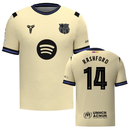 Новая Футболка Барселона Рашфорд 14 (Barcelona Rashford 14) 2025-2026 игровая/повседневная 16267703 цвет: желтый