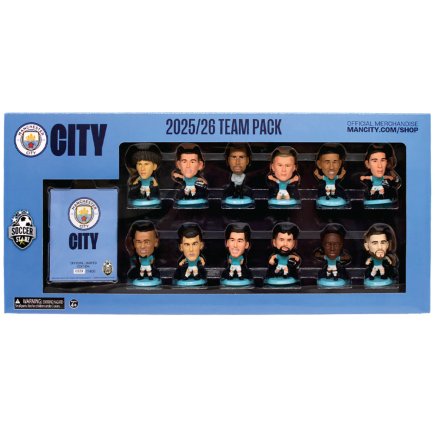 Набір фігурок футболістів Manchester City FC SoccerStarz сезон 25-26
