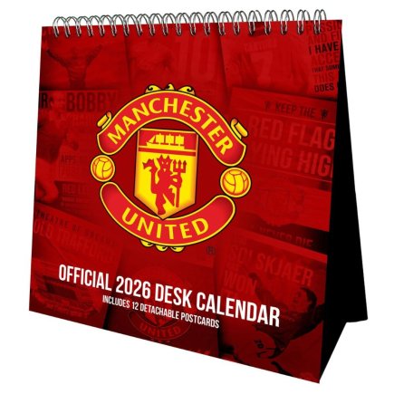 Календарь настольный Manchester United FC Манчестер Юнайтед ФК 2026