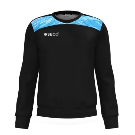 Кофта спортивная SECO Ruida 25317201 цвет: черный/голубой
