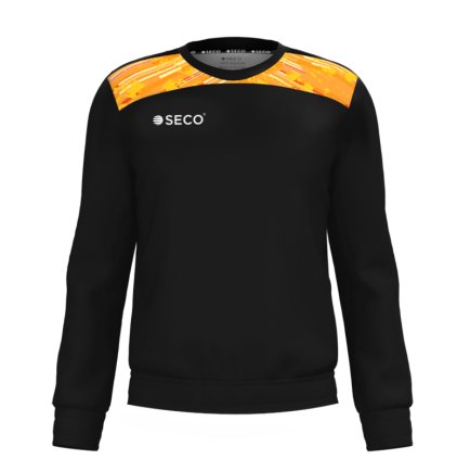 Кофта спортивная SECO Ruida 25317301 цвет: черный/оранжевый