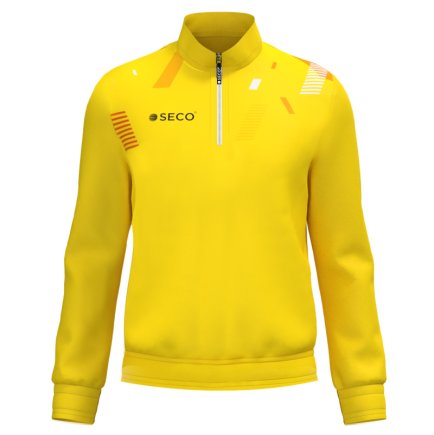 Кофта спортивная SECO Forza II 25314703 цвет: желтый (короткая молния)