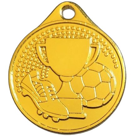 Медаль 32 мм Футбол золото