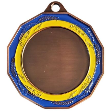 Медаль 70 мм Колоски бронза Медаль 70 мм Колоски бронза