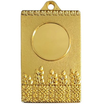 Медаль прямоугольная Национальная 66*43 мм золото Медаль прямоугольная Национальная 66*43 мм золото