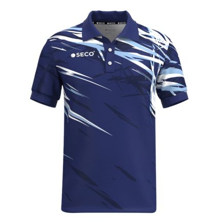 Футболка Поло SECO Meteor 25240512 цвет: темно-синий/белый
