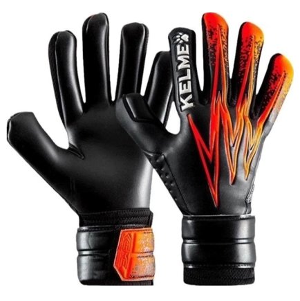 Вратарские перчатки Kelme 9896409.9009 цвет: черный/оранжевый Вратарские перчатки Kelme 9896409.9009 цвет: черный/оранжевый