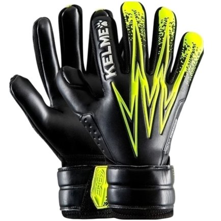 Вратарские перчатки Kelme 9896409.9012 цвет: черный/желтый Вратарские перчатки Kelme 9896409.9012 цвет: черный/желтый