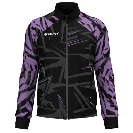 Кофта спортивная SECO Bora Black 25311208 цвет: фиолетовый