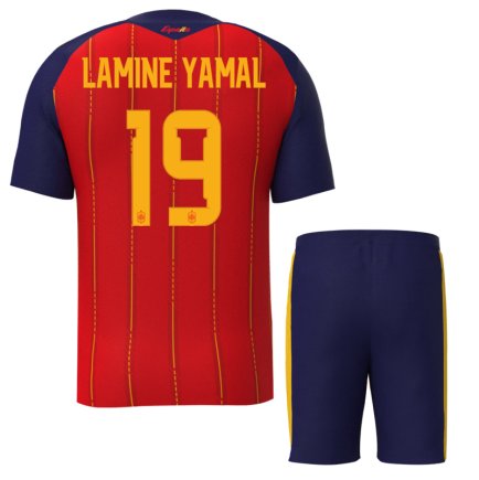 Новая Футбольная форма сборная Испании Ламин Ямал 19 Чемпионат Мира 2026 (Lamine Yamal 19 World Cup 2026) игровая/повседневная 16269402 цвет: красный