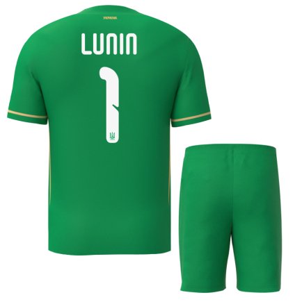 Новая Вратарская футбольная форма Украина Лунин 1 (Ukraine Lunin 1) 2025-2026 игровая/повседневная 16270307 цвет: зеленый Новая Вратарская футбольная форма Украина Лунин 1 (Ukraine Lunin 1) 2025-2026 игровая/повседневная 16270307 цвет: зеленый