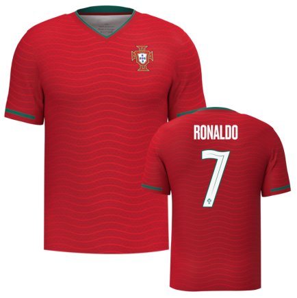 Новая Футболка сборная Португалии Роналдо 7 (Portugal Ronaldo 7) 2026 игровая/повседневная 16271002 цвет: красный