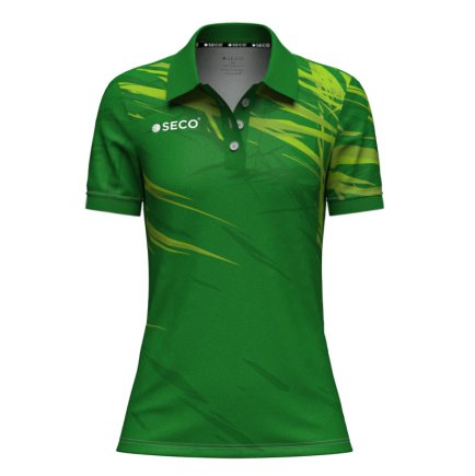 Футболка Поло SECO Meteor 25241107 женская цвет: зеленый Футболка Поло SECO Meteor 25241107 женская цвет: зеленый