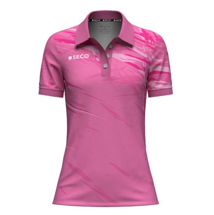 Футболка Поло SECO Meteor 25241109 женская цвет: розовый Футболка Поло SECO Meteor 25241109 женская цвет: розовый