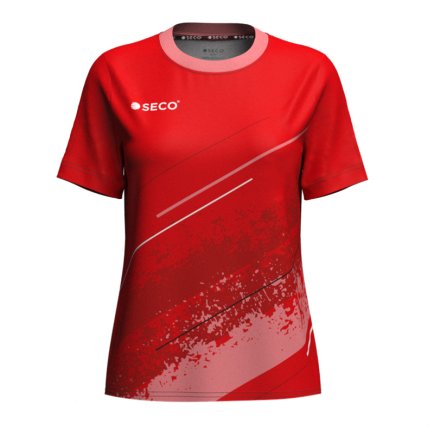 Футболка ігрова SECO Astrada 25227102 жіноча колiр: червоний