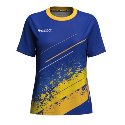 Футболка ігрова SECO Astrada 25227152 жіноча колiр: синій/жовтий