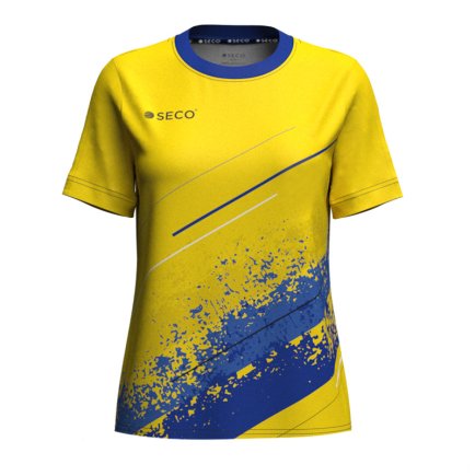 Футболка ігрова SECO Astrada 25227151 жіноча колiр: жовтий/синій