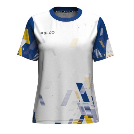 Футболка ігрова SECO Forza 25227252 жіноча колiр: синьо-жовтий