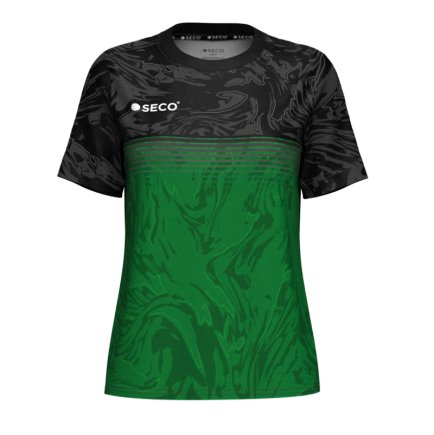 Футболка игровая SECO Laura 25227307 женская цвет: зеленый