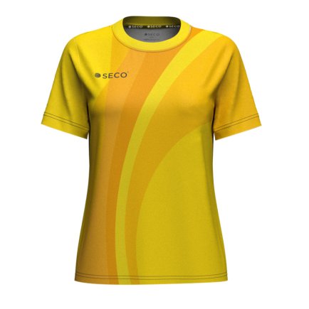 Футболка ігрова SECO Davina 25227703 жіноча колір: жовтий