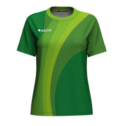 Футболка ігрова SECO Davina 25227707 жіноча колір: зелений