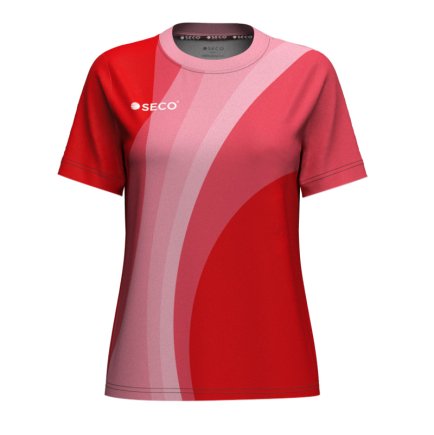Футболка ігрова SECO Davina 25227702 жіноча колір: червоний
